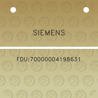 siemens-fdu70000004198631