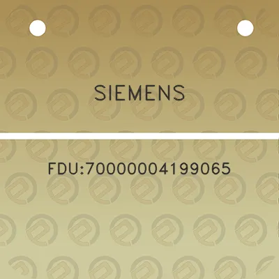 siemens-fdu70000004199065