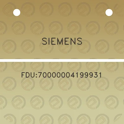 siemens-fdu70000004199931