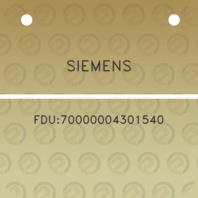 siemens-fdu70000004301540