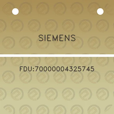 siemens-fdu70000004325745