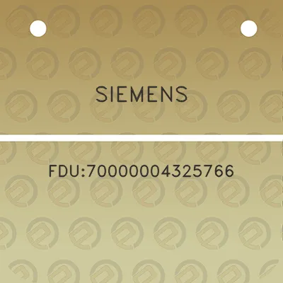 siemens-fdu70000004325766