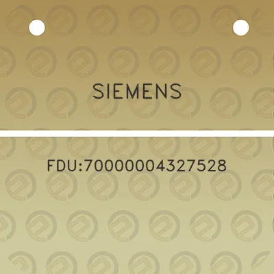 siemens-fdu70000004327528