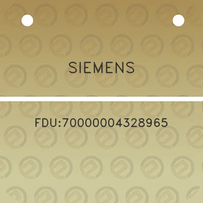 siemens-fdu70000004328965