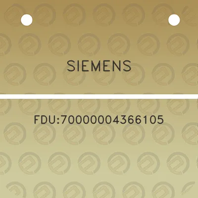 siemens-fdu70000004366105