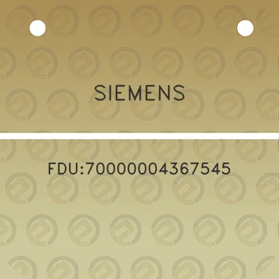 siemens-fdu70000004367545