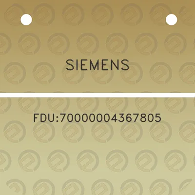 siemens-fdu70000004367805