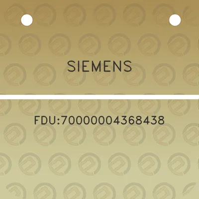 siemens-fdu70000004368438