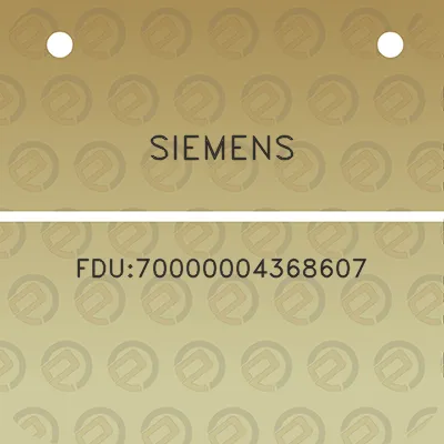 siemens-fdu70000004368607