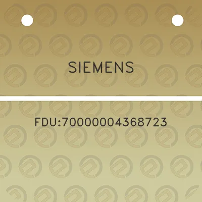 siemens-fdu70000004368723