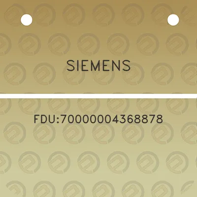 siemens-fdu70000004368878