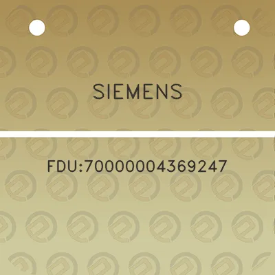 siemens-fdu70000004369247