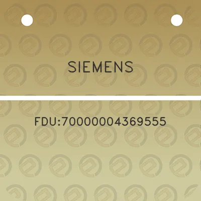 siemens-fdu70000004369555