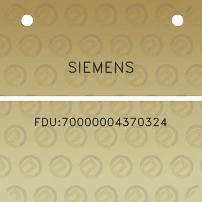 siemens-fdu70000004370324