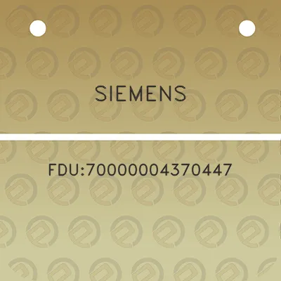 siemens-fdu70000004370447