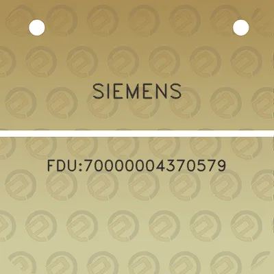 siemens-fdu70000004370579