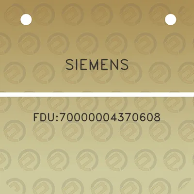 siemens-fdu70000004370608