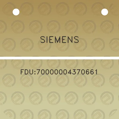 siemens-fdu70000004370661