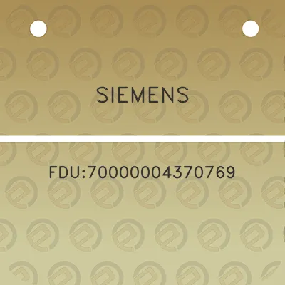 siemens-fdu70000004370769