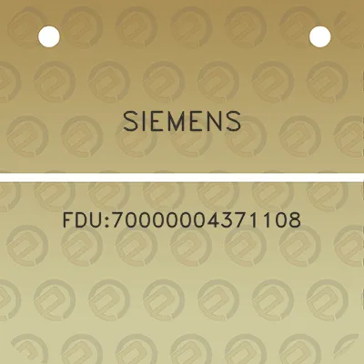 siemens-fdu70000004371108