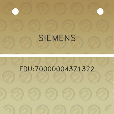 siemens-fdu70000004371322