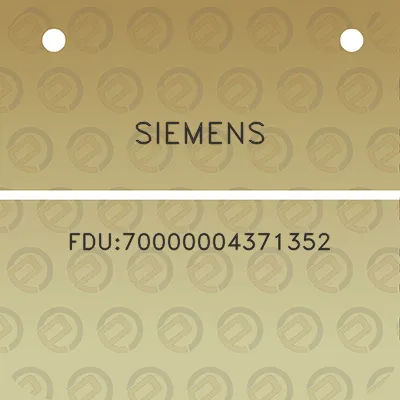 siemens-fdu70000004371352