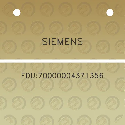 siemens-fdu70000004371356