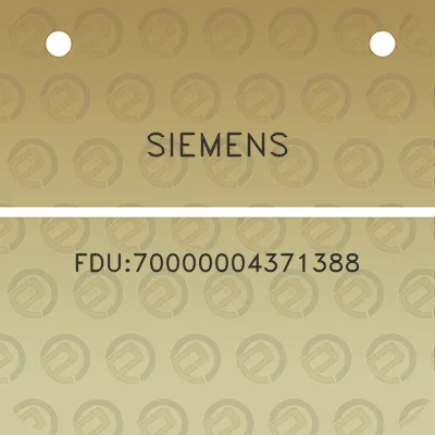 siemens-fdu70000004371388