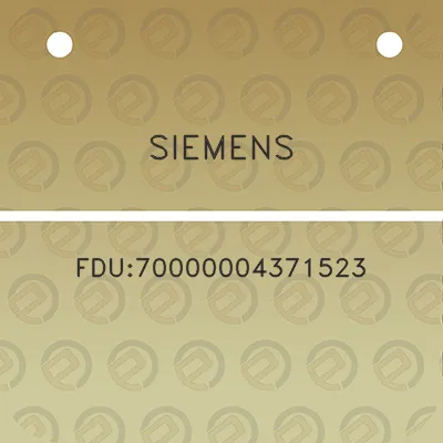 siemens-fdu70000004371523