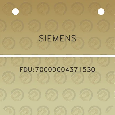 siemens-fdu70000004371530