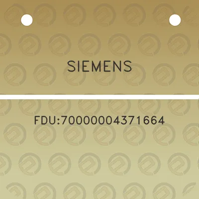 siemens-fdu70000004371664