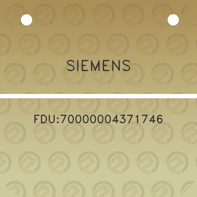 siemens-fdu70000004371746