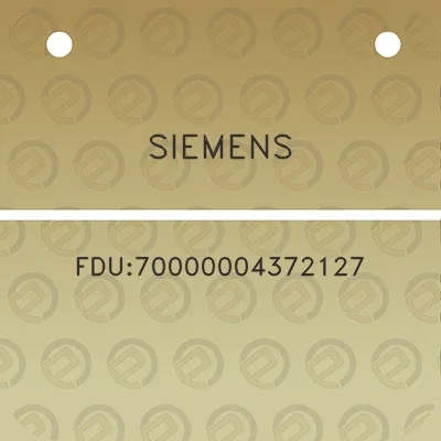 siemens-fdu70000004372127