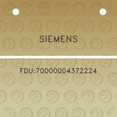 siemens-fdu70000004372224