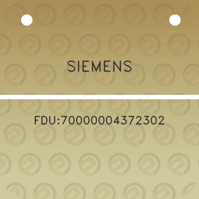 siemens-fdu70000004372302