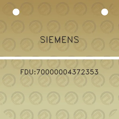 siemens-fdu70000004372353