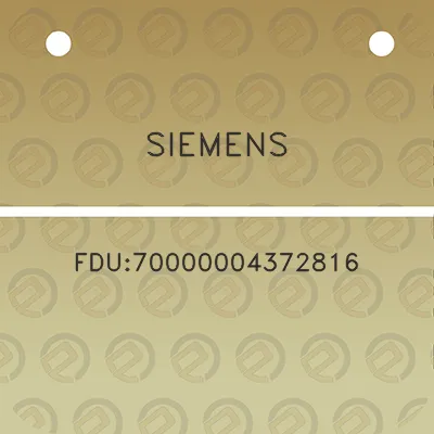 siemens-fdu70000004372816