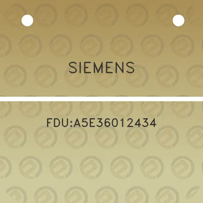 siemens-fdua5e36012434