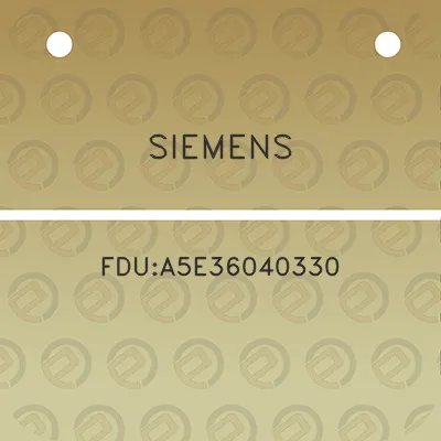 siemens-fdua5e36040330