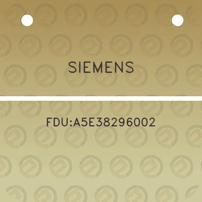 siemens-fdua5e38296002