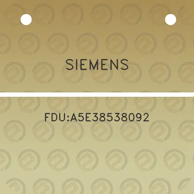 siemens-fdua5e38538092