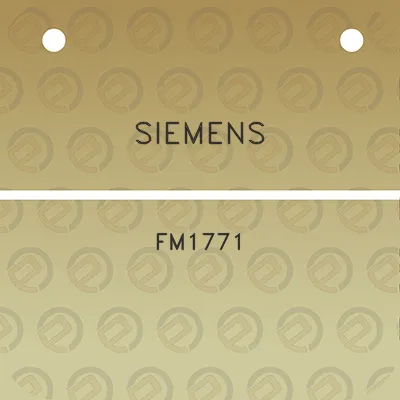 siemens-fm1771