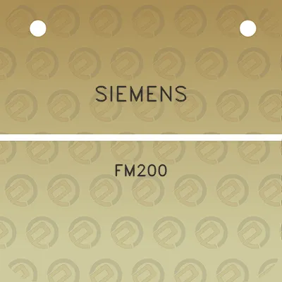 siemens-fm200