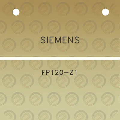 siemens-fp120-z1