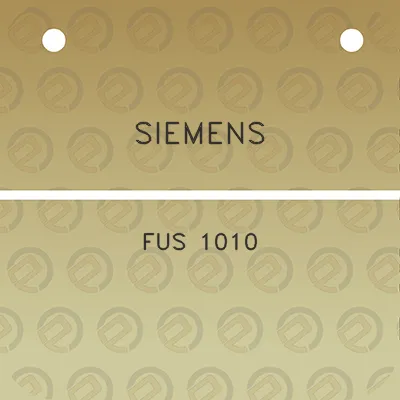 siemens-fus-1010