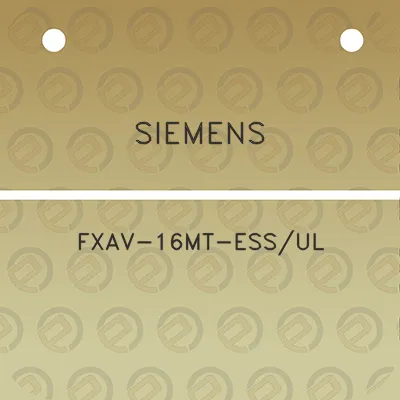 siemens-fxav-16mt-essul