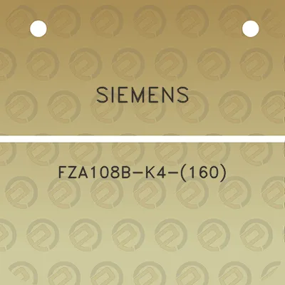 siemens-fza108b-k4-160