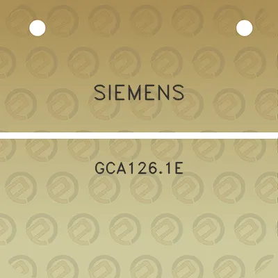 siemens-gca1261e