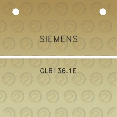 siemens-glb1361e