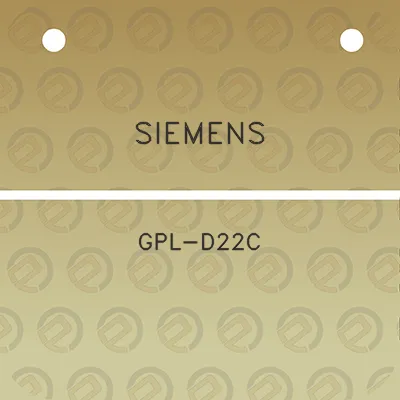 siemens-gpl-d22c